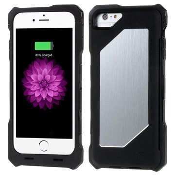 iPhone 6 Plus / 6S Plus iFans Vara-akkukotelo Musta