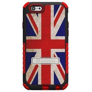 iPhone 6 Plus Beyond Cell Tri Shield Design Hybrid Suojakuori British Flag