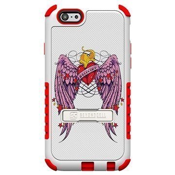 iPhone 6 Plus Beyond Cell Tri Shield Design Hybrid Suojakuori Wing Heart