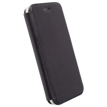 iPhone 6 Plus Krusell Kiruna Lompakkomallinen Nahkakotelo Musta