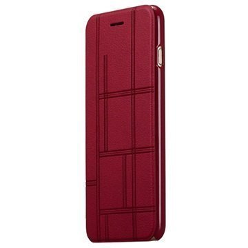 iPhone 6 Plus Momax Be Elite Series Läppäkotelo Punainen