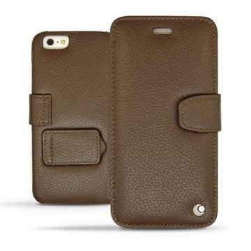 iPhone 6 Plus Noreve Tradition B Wallet Avattava Kotelo Ambition Kastanja