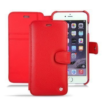 iPhone 6 Plus Noreve Tradition B Wallet Nahkakotelo Ambition Tomaatti