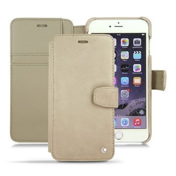 iPhone 6 Plus Noreve Tradition B Wallet Nahkakotelo Exception Ruskeanharmaa Vintage