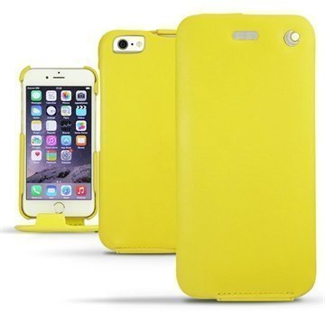 iPhone 6 Plus Noreve Tradition Flip Nahkakotelo Pulsion Keltainen Fluo