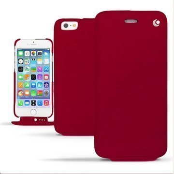 iPhone 6 Plus Noreve Tradition Läpällinen Nahkakotelo PerpÃ©tuelle Punainen