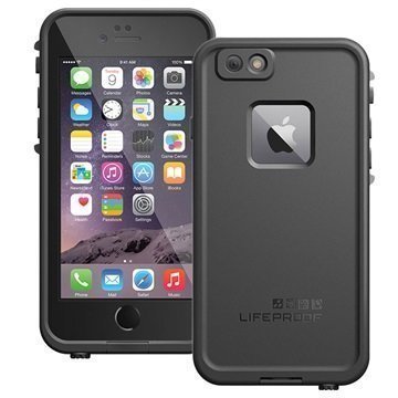 iPhone 6 Plus/6S Plus LifeProof Fre Vedenkestävä Kotelo Musta