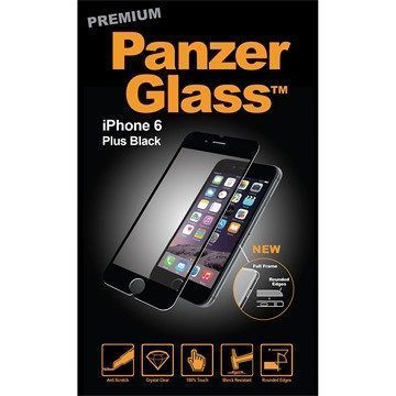 iPhone 6 Plus/6S Plus PanzerGlass Premium Full Frame Näytönsuoja Musta