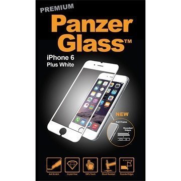 iPhone 6 Plus/6S Plus PanzerGlass Premium Full Frame Näytönsuoja Valkoinen