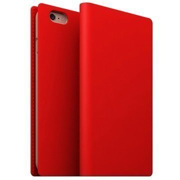 iPhone 6 Plus/6S Plus SLG Design D5 Leather Case Red