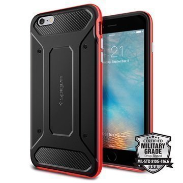 iPhone 6 Plus/6S Plus Spigen Neo Hybrid Carbon Kotelo Punainen