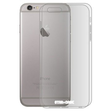 iPhone 6 Plus/6S Plus Star-Case Atlantis Suojakuori Läpinäkyvä / Musta
