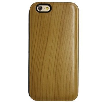iPhone 6 UreParts Kova Kotelo Puu Vaalean Ruskea