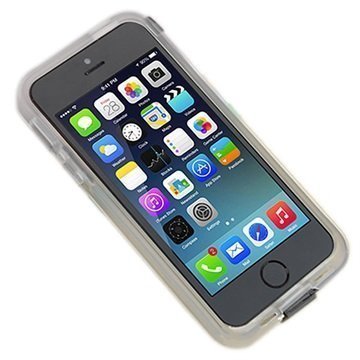 iPhone 6 UreParts Kova Kotelo & USB-Latauskaapeli Läpinäkyvä Musta