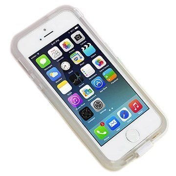 iPhone 6 UreParts Kova Kotelo & USB-Latauskaapeli Läpinäkyvä Valkoinen