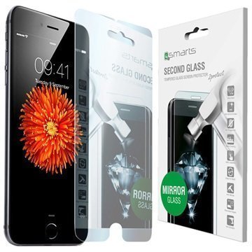 iPhone 6/6S 4smarts Second Glass Mirror Näytönsuoja Heijastamaton