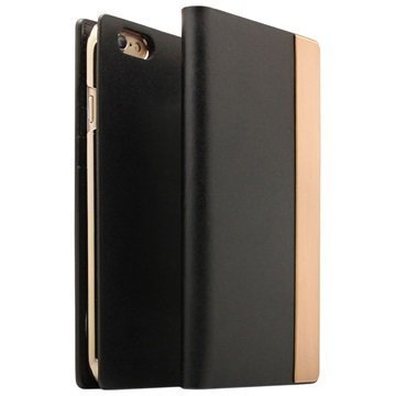 iPhone 6/6S SLG Design D5 Metal Edition Wallet Case Black