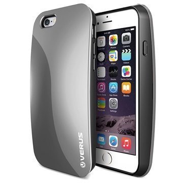 iPhone 6/6S Verus Pebble Series Kotelo Teräksisen Hopea
