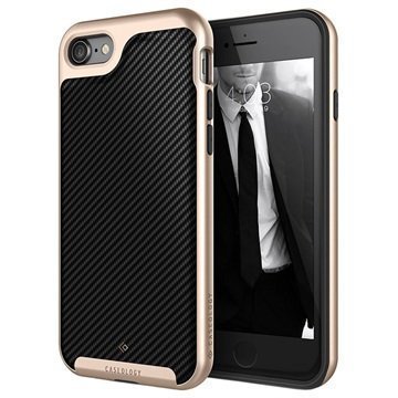 iPhone 7 Caseology Envoy Kotelo Hiilikuitu Musta