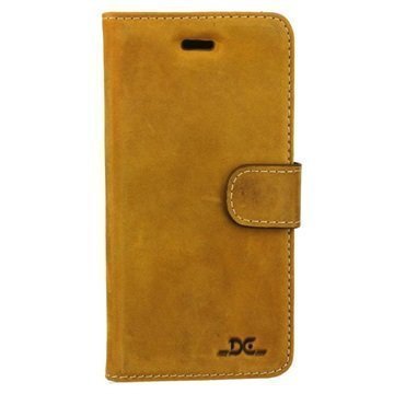 iPhone 7 DC Luka Wallet Leather Case Tobacco