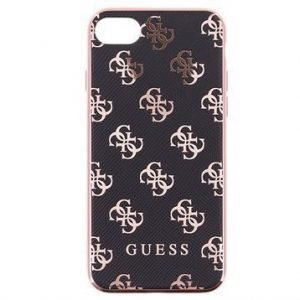 iPhone 7 Guess 4G 2017 TPU Case Black / Pink