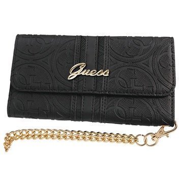 iPhone 7 Guess Heritage Clutch Kotelo Musta