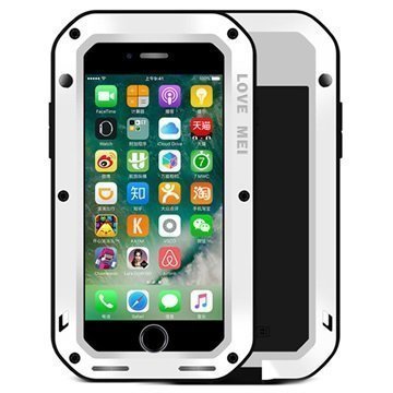 iPhone 7 Love Mei Powerful Suojakuori Valkoinen