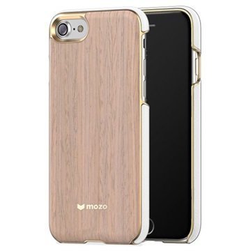 iPhone 7 Mozo Puinen Suojakuori Vaalea Tammi