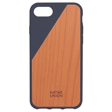 iPhone 7 Native Union Clic Wooden Suojakuori Tummansininen / Kirsikkapuu