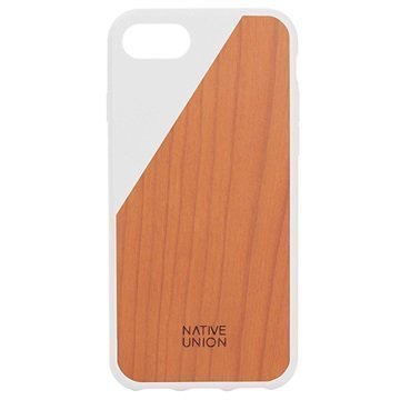 iPhone 7 Native Union Clic Wooden Suojakuori Valkoinen / Kirsikkapuu