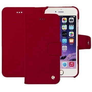 iPhone 7 Noreve Tradition B Wallet Case Punainen