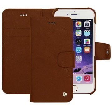 iPhone 7 Noreve Tradition B Wallet Case Ruskea