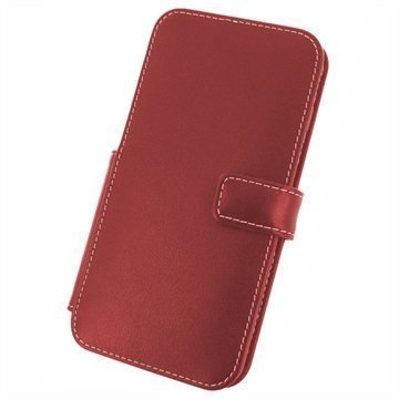 iPhone 7 PDair Deluxe Book Type Nahkakotelo Punainen