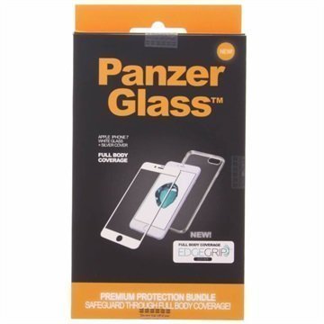 iPhone 7 PanzerGlass Premium Suojaussetti Valkoinen / Hopea