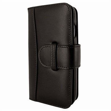 iPhone 7 Piel Frama WalletMagnum Leather Cover Ruskea