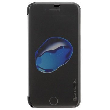 iPhone 7 Plus 4smarts Kyoto Läppäkotelo Musta
