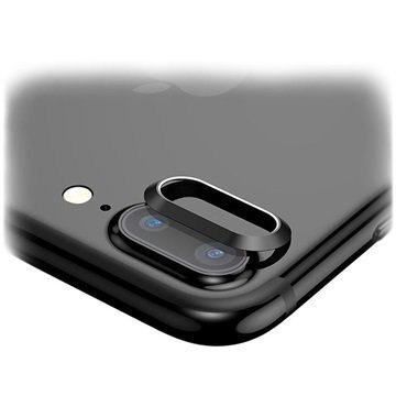iPhone 7 Plus Baseus kameran linssin suojarengas â" Musta