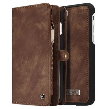iPhone 7 Plus Caseme 2-in-1 Wallet Case Brown