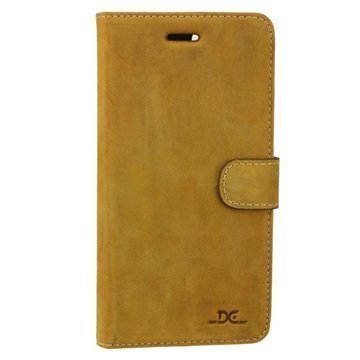 iPhone 7 Plus DC Luka Wallet Leather Case Tobacco