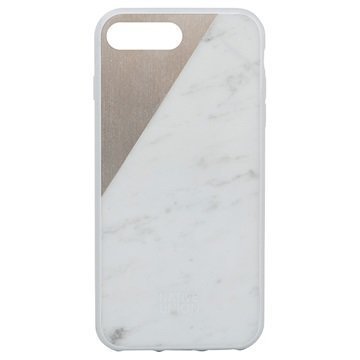 iPhone 7 Plus Native Union Clic Marble Suojakuori Valkoinen