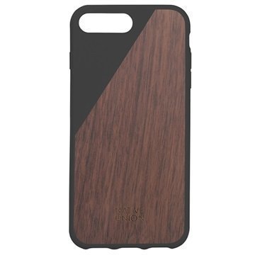 iPhone 7 Plus Native Union Clic Wooden Suojakuori Musta / Pähkinäpuu