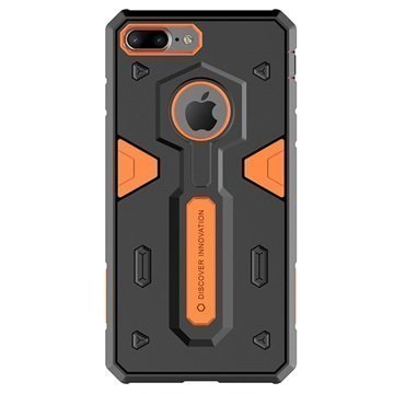 iPhone 7 Plus Nillkin Defender II Hybrid Suojakuori Musta / Oranssi