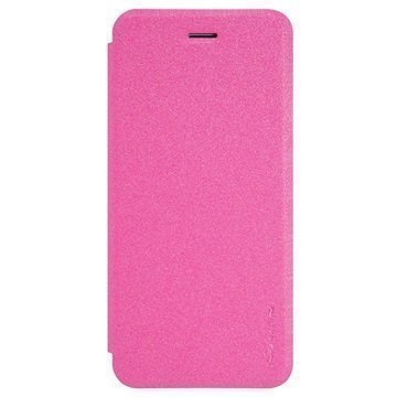 iPhone 7 Plus Nillkin Sparkle Läppäkotelo Kuuma Pinkki