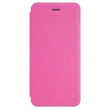 iPhone 7 Plus Nillkin Sparkle Läppäkotelo Kuuma Pinkki