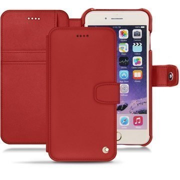 iPhone 7 Plus Noreve Tradition B Wallet Case Punainen