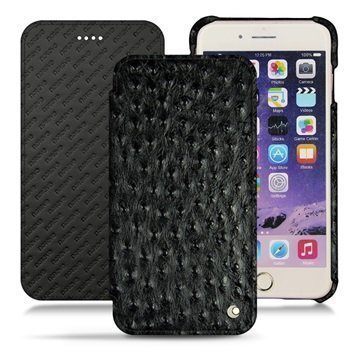 iPhone 7 Plus Noreve Tradition D Flip Leather Case AutrucheÂ - Black