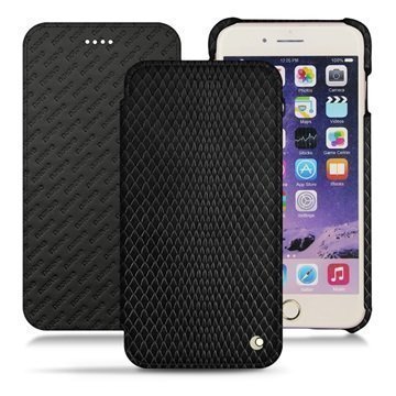 iPhone 7 Plus Noreve Tradition D Flip Leather Case Serpent Black