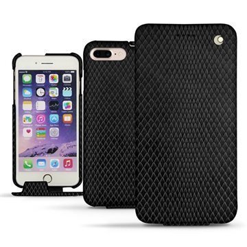 iPhone 7 Plus Noreve Tradition Flip Case SerpentÂ - Musta