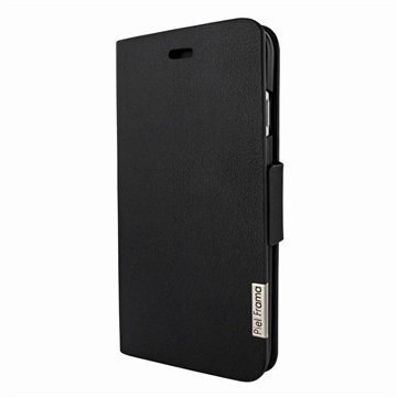 iPhone 7 Plus Piel FramaSlimCards Leather Case Musta