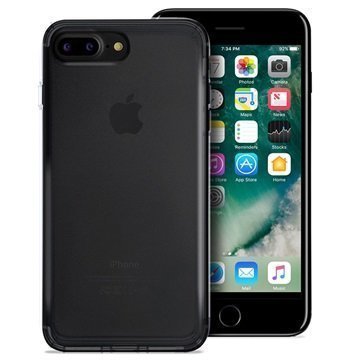 iPhone 7 Plus Puro 03 Nude Kotelo Läpinäkyvä Musta